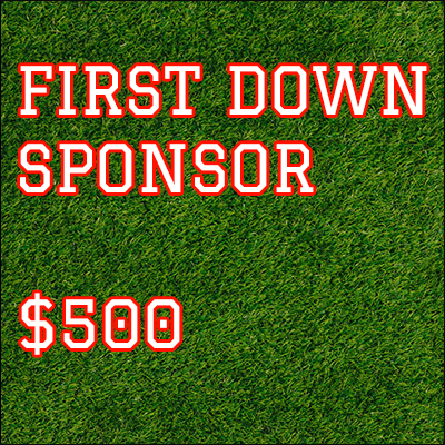 First Down Sponsorship $500