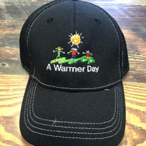 buy a warmer day logo ball cap for charity