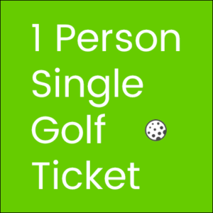 single ticket for 2020 Golf Tournament
