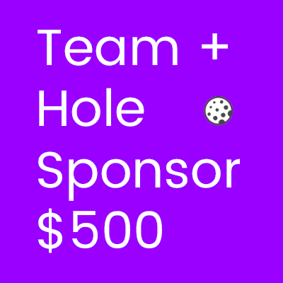 Team Ticket (4 person) + Hole Sponsorship